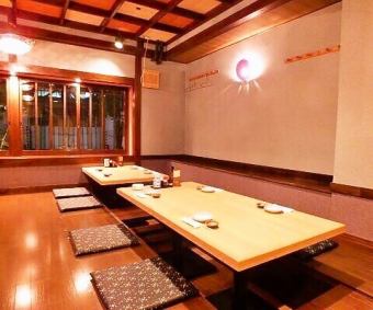 Hori Kotatsu seats from 4 to 24 people