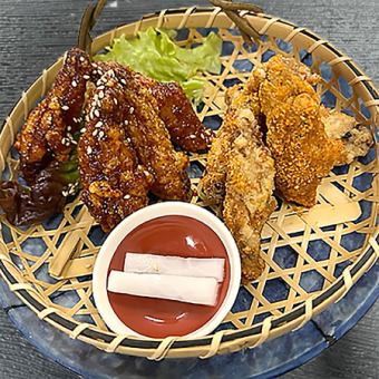 Deep fried chicken wings (marinated chicken wings)