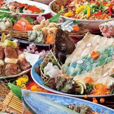 季節で変わるコースが魅力！飲み放題付き5500円～