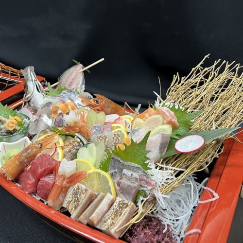 特上刺身舟盛り