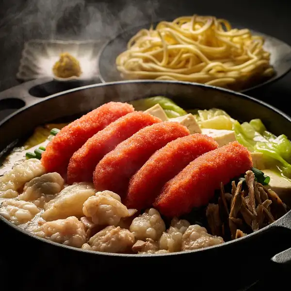 【3H飲放】博多明太子牛もつ鍋×選べる〆や博多名物ごまカンパチ『玄』全8品5000円⇒3980円