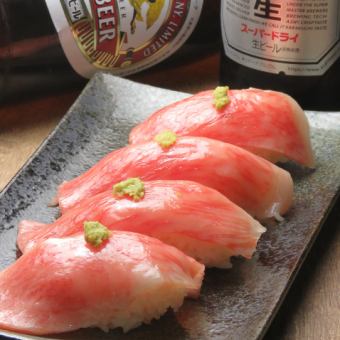Includes 1 draft beer + 120 minutes [all-you-can-drink]! Grilled meat sushi, skirt steak, ribs [Luxurious Japanese black beef course] 10 dishes total 6,000 yen