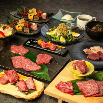 [Limited time only★] "Yakiniku Ushi Special Course" 10 dishes including yakiniku assortment and seared wagyu beef sushi, 5,000 yen