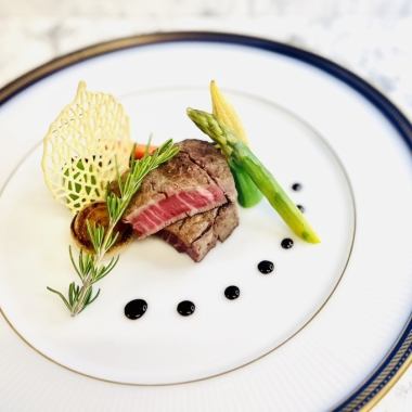 ≪For special celebrations such as birthdays and anniversaries≫ Chita beef [Hibiki] course 7 dishes 4,400 yen (tax included)