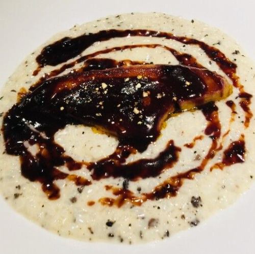 Risotto with foie gras and truffles