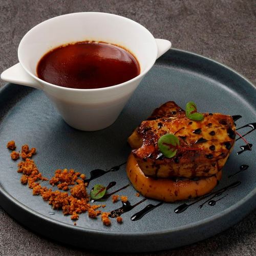 The ultimate French appetizer: "A plate of foie gras in two different styles"