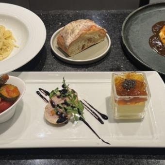 ￥4,800(税込5,280)[5/19スタート新コース][名物ロッシーニも楽しめる]世界三大高級食材コース