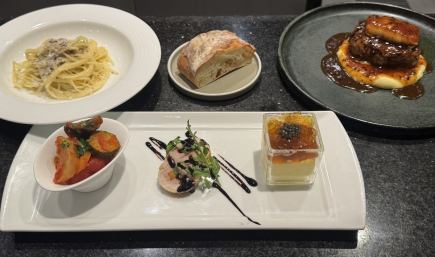 ￥4,800(税込5,280)[5/19スタート新コース][名物ロッシーニも楽しめる]世界三大高級食材コース