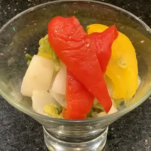pickled seasonal vegetables