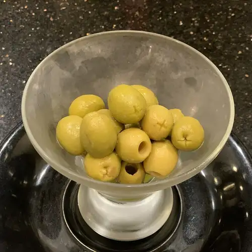 Marinated olives