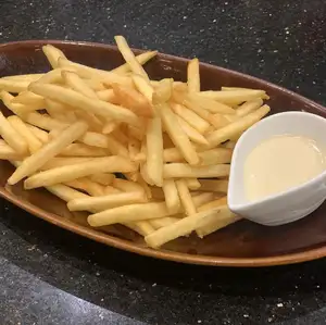 French fries with anchovy mayonnaise