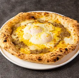 Truffle and porcini mushroom Bismarck style