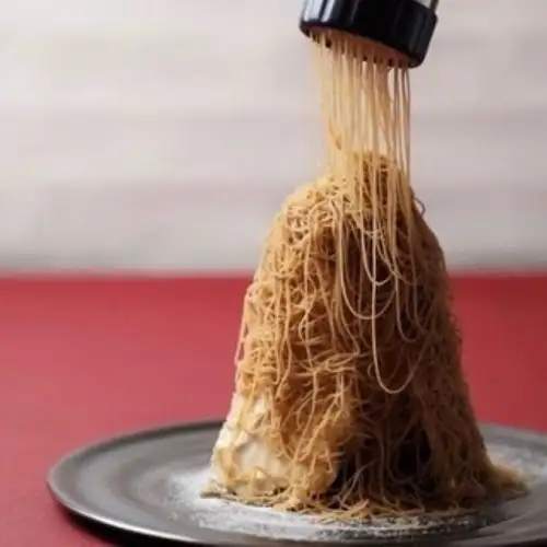 Freshly squeezed Mont Blanc