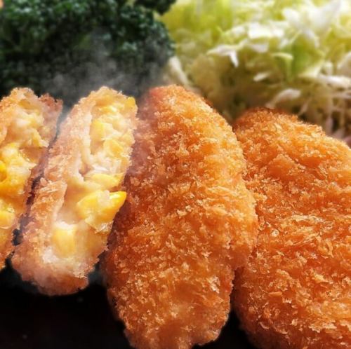 とうもろこしのバターコロッケ
