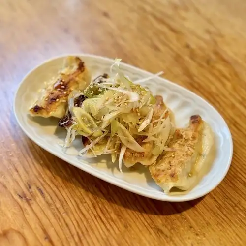 Green onion and ponzu sauce dumplings