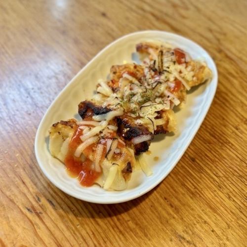 Mentaiko cheese dumplings