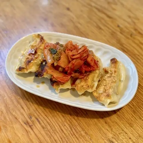 Kimchi dumplings