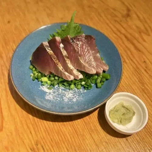 Bonito sashimi from Kochi Prefecture