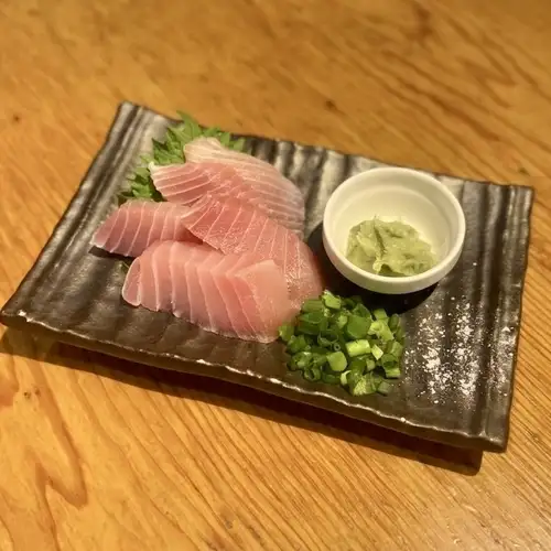 Yellowfin tuna belly sashimi from Kochi Prefecture