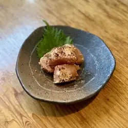 Seared crumbled mentaiko