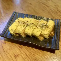 Mentaiko cheese rolled omelet