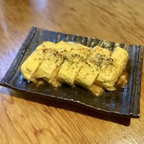Mentaiko cheese rolled omelet