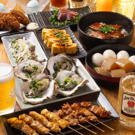 【ちょっとリッチな夏宴会を】鰻とおでんと海の幸コース3時間飲み放題付/4500円