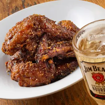 [Monday to Thursday only, 2500 yen course] Reservations accepted on the day! All-you-can-eat fried chicken wings and potatoes, plus 2 hours of all-you-can-drink.