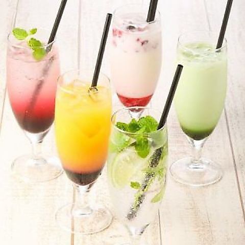 ノンアルカクテルも充実♪お酒の苦手な方も楽しいメニューです★