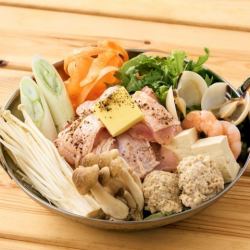 鶏とつみれのちゃんこ鍋