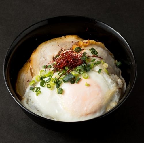 Char siu and egg rice bowl