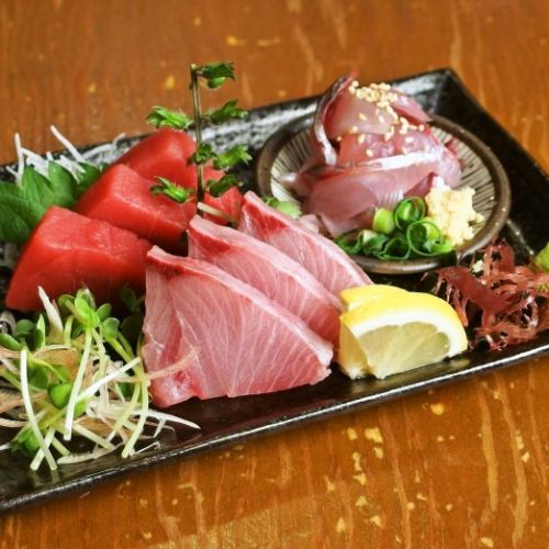 We also offer fresh sashimi daily.