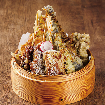 『安くて旨い！』米油100％の天ぷらを堪能