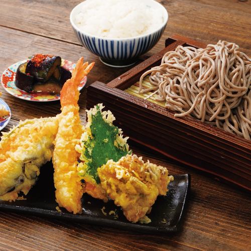 天ざるご飯セット