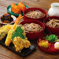 割子そば天ぷらいなりセット（数量限定）