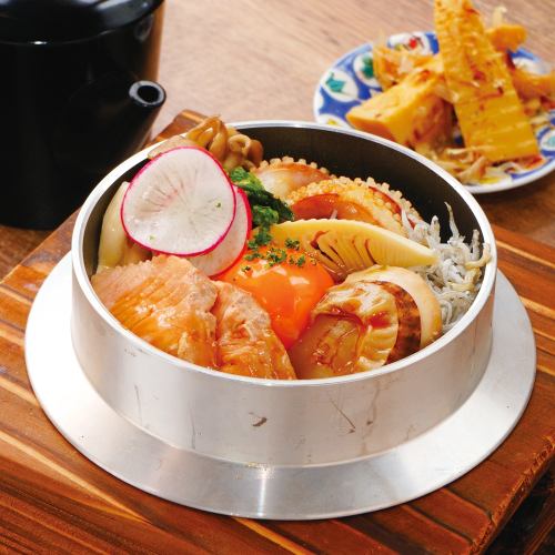 海鮮三昧釜飯定食