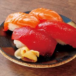 サーモンまぐろにぎり寿し 4カン