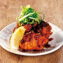 とり唐　香味ダレ