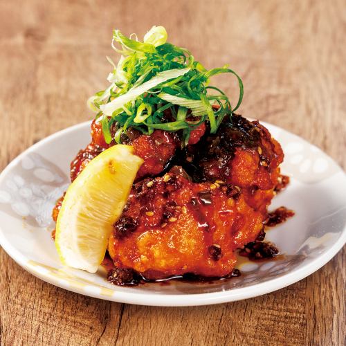 とり唐　香味ダレ