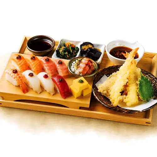 Nigiwai 寿司天妇罗套餐