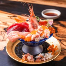 こぼれミニ海鮮丼