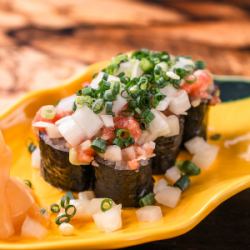 こぼれねぎ増しとろたく巻き