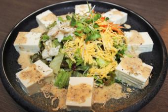 Crispy Jakono Tofu Salad