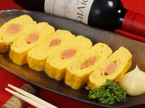 Mentaiko in Tamagoyaki / Cheese in Tamagoyaki: Regular size