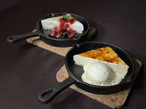 Mille Crepe Caramelized / Roasted Rare Cheesecake