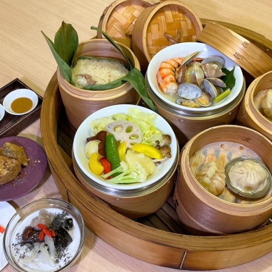【モアイ・女子会におススメ】超お得な飲茶コース※食事のみ 2400円(税込)
