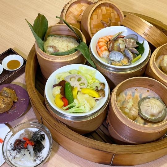 【モアイ・女子会におススメ】超お得な飲茶コース 2400円(税込)