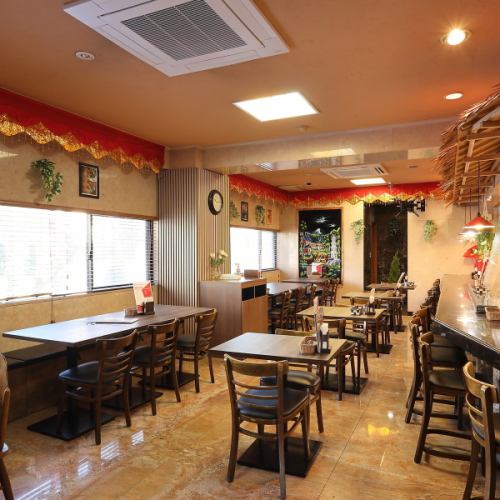 広々とした店内でゆったり♪