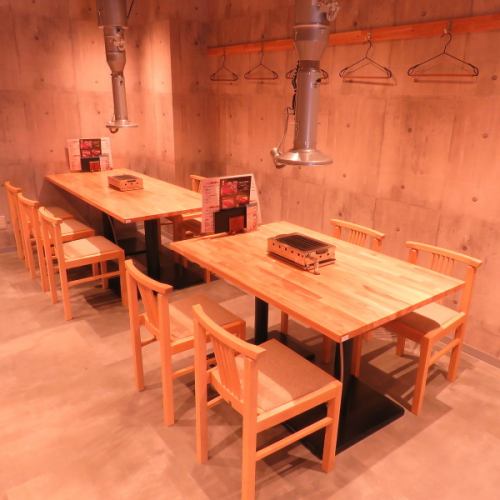 おしゃれで落ち着いた店内