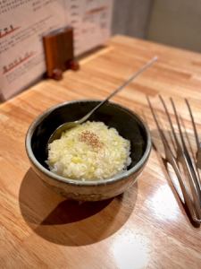 肉に合うネギ飯